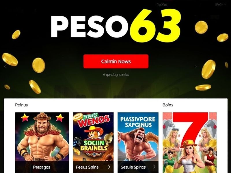 Welcome to peso63.com – your premier online gambling destination offering a wide range of casino games in 70 languages. Explore slots, poker, live dealers, and exclusive promotions for players from Spain and beyond. Play securely and enjoy expert-rated gaming experiences.