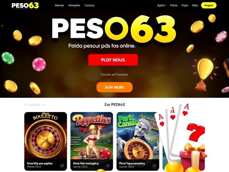 Welcome to peso63.com – your premier online gambling destination offering a wide range of casino games in 70 languages. Explore slots, poker, live dealers, and exclusive promotions for players from Spain and beyond. Play securely and enjoy expert-rated gaming experiences.